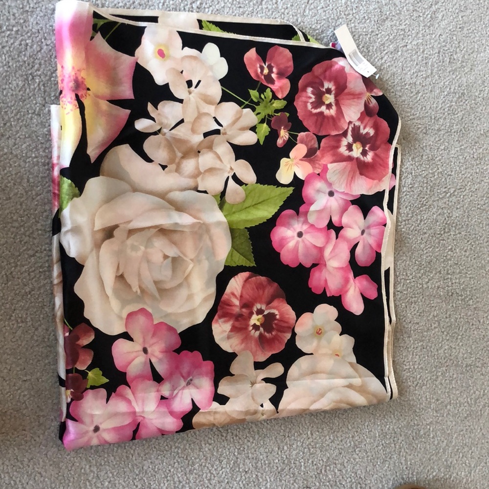 Silk scarf by echo. 35 x 35. Square